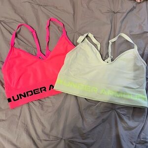 Under armor compression sports bras